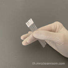 ESD-758P มุมแคบ ๆ Cleanroom Polyester Fiber Tipped Swab